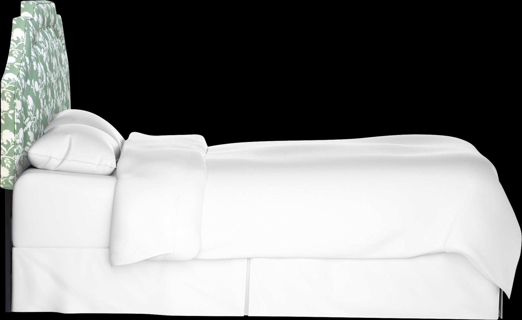 Douro Green Queen Upholstered Headboard - Thumbnail - Image 3