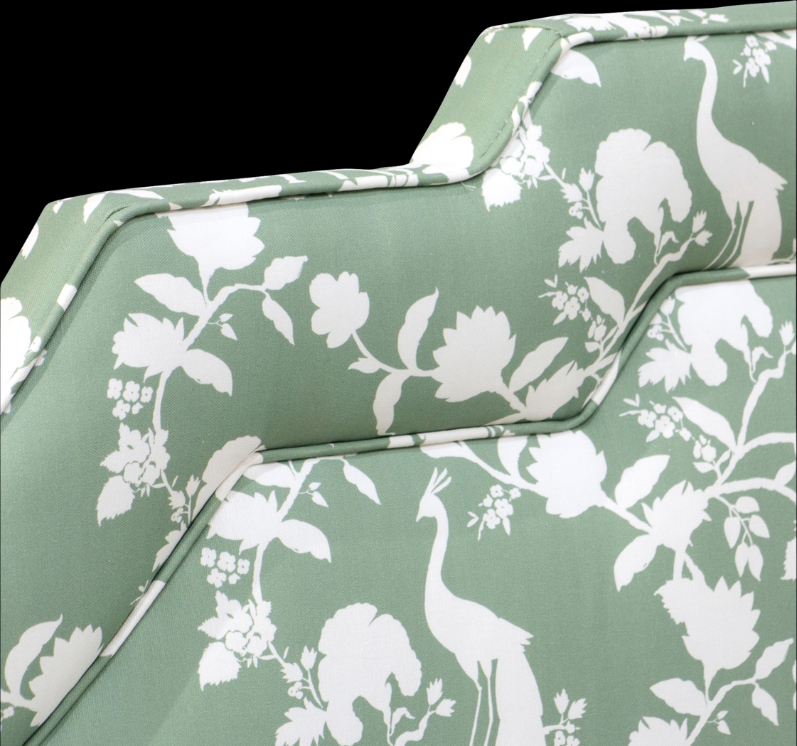 Douro Green Queen Upholstered Headboard - Thumbnail - Image 4