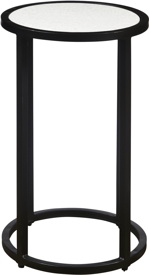 Dovelon White End Table - Thumbnail - Image 2