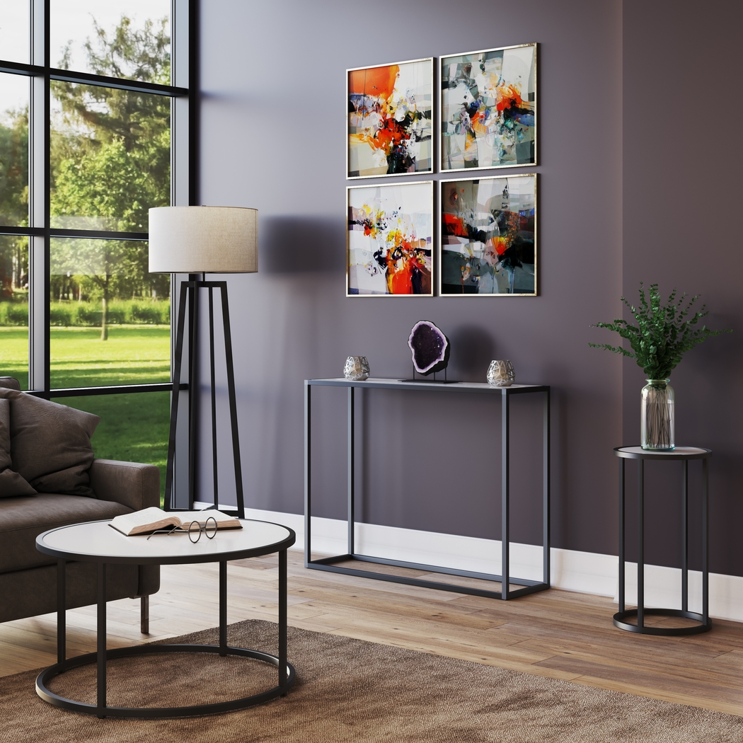 Dovelon White End Table - Thumbnail - Image 6