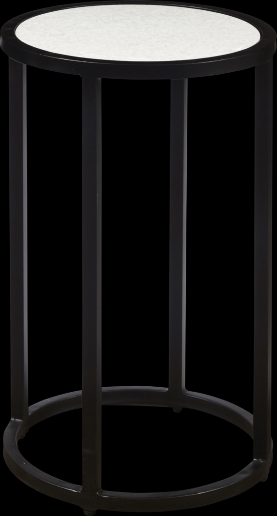 Dovelon White End Table - Thumbnail - Image 1