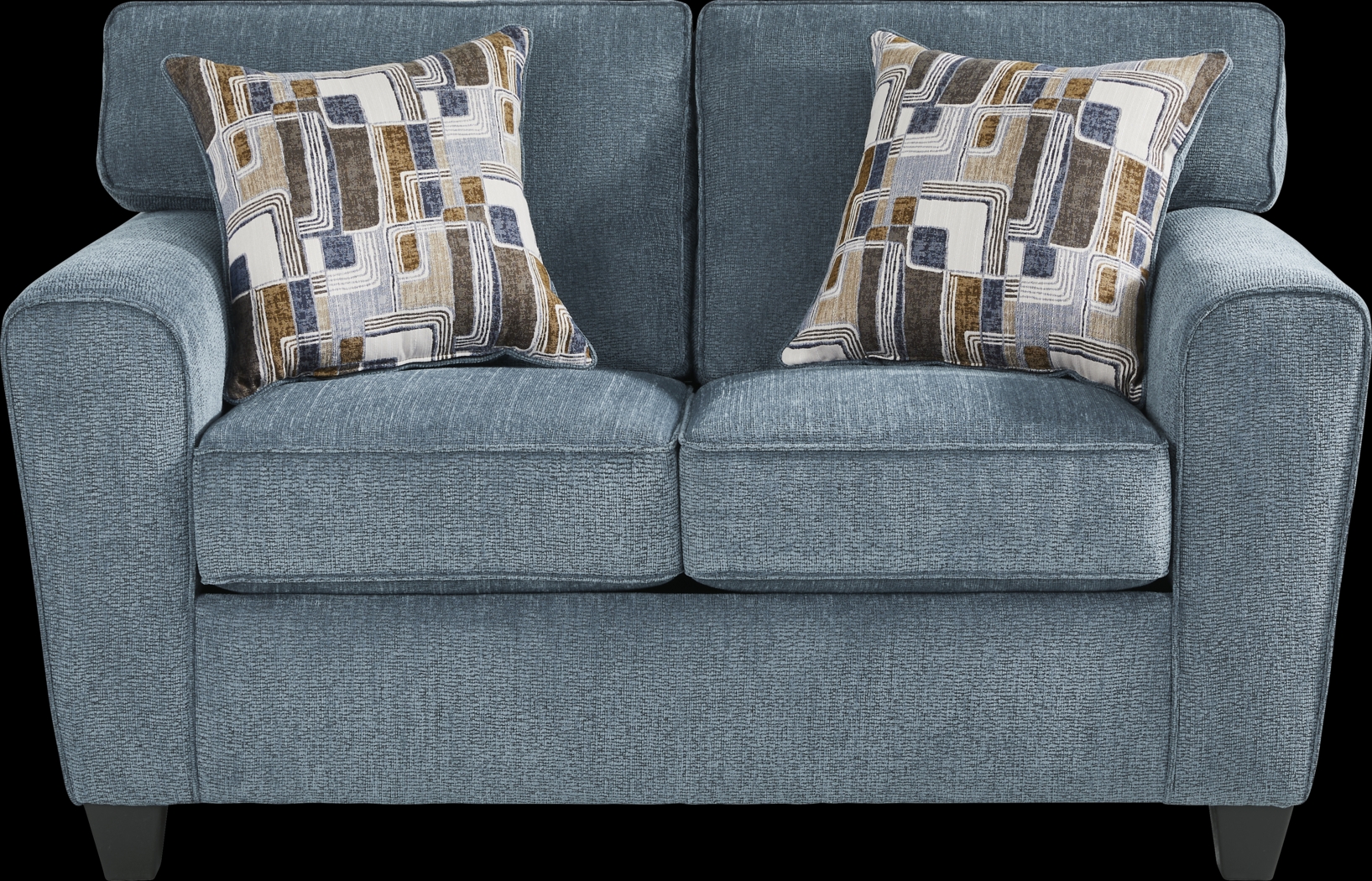 Dover Blue 7 Pc Living Room with Sleeper Sofa - Thumbnail - Image 8