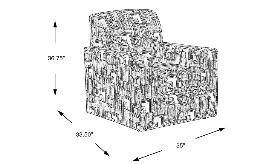 Dimension Image. Please refer to the Dimension Tab on this page for dimension details.