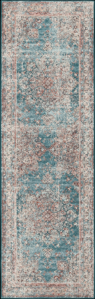 Doverfield Blue 2' x 12' Rug - Thumbnail - Image 1