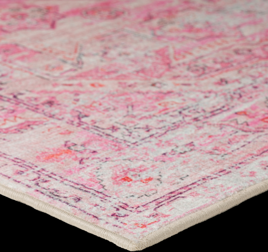 Doverfield Pink 3' x 5' Rug - Thumbnail - Image 3