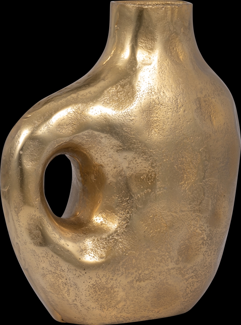 Dovestail Gold 11 in. Vase - Thumbnail - Image 2