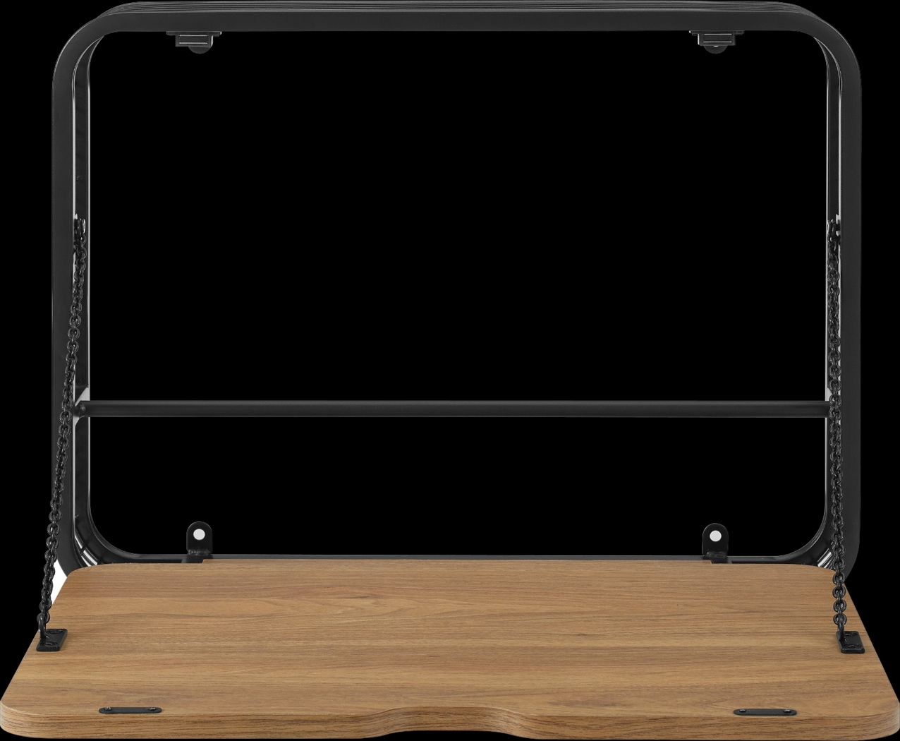 Dovewood Brown Wall Mount Desk - Thumbnail - Image 3