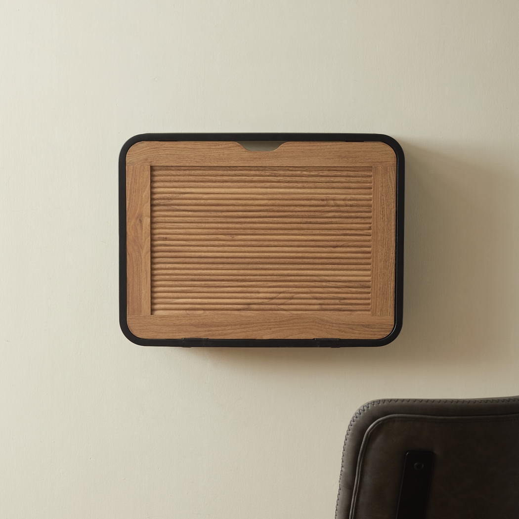 Dovewood Brown Wall Mount Desk - Thumbnail - Image 6