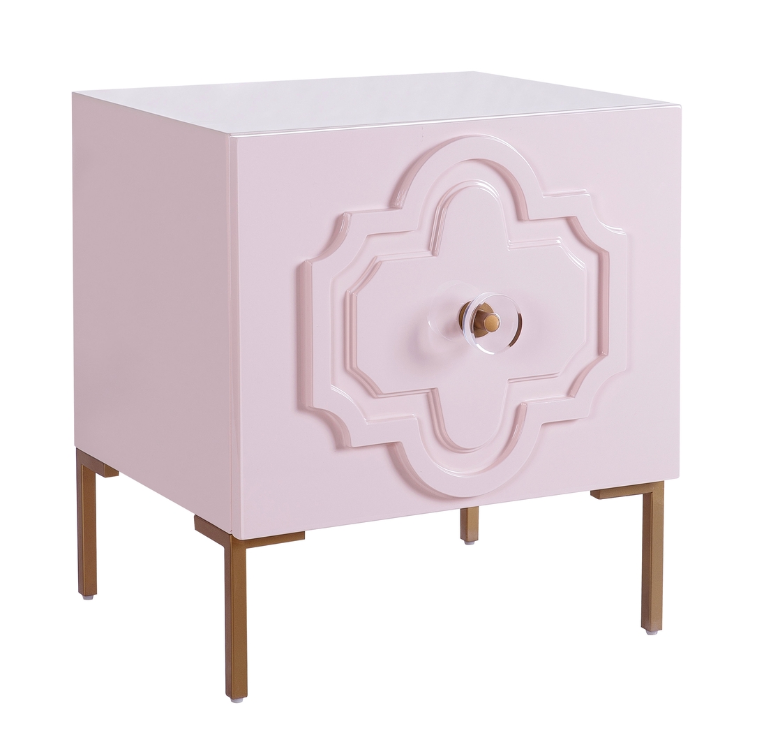 Doveylee Pink Nightstand - Thumbnail - Image 2