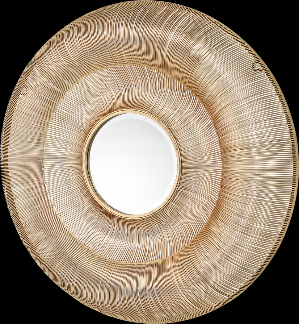 Dowagiac Gold Wall Mirror - Thumbnail - Image 1