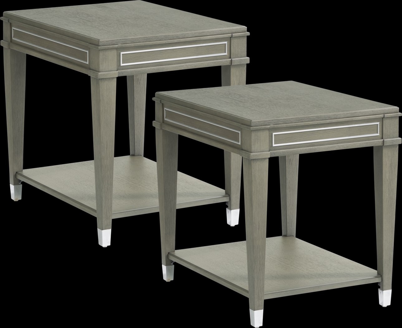 Dowalde Light Gray 2 Pc Table Set - Thumbnail - Image 1