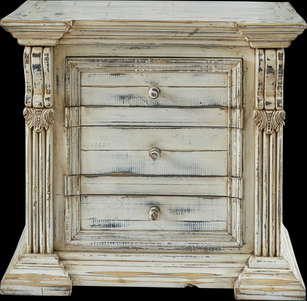 Downeymeade White Nightstand - Thumbnail - Image 3