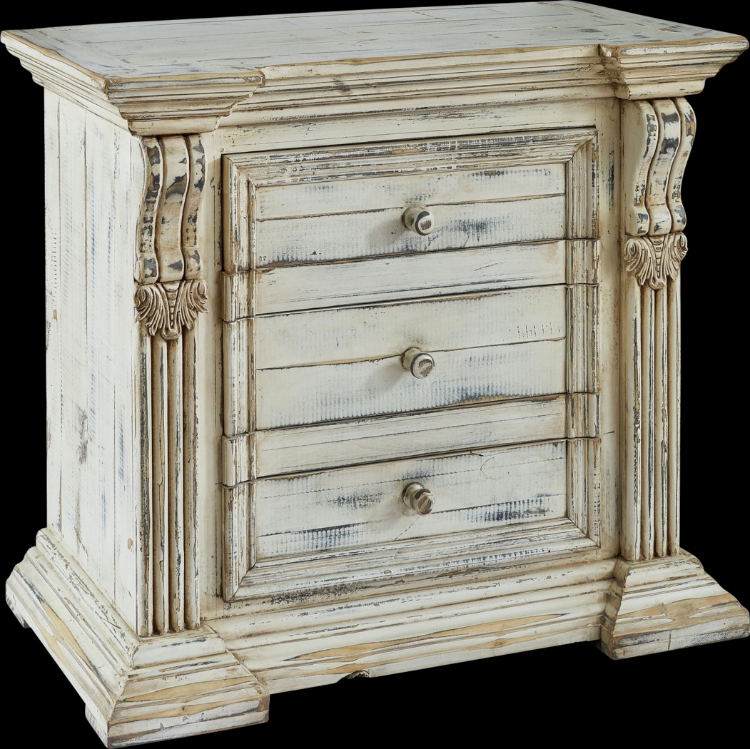 Downeymeade White Nightstand - Thumbnail - Image 1