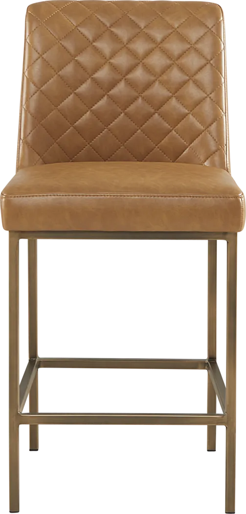Downsview Camel Counter Height Stool - Thumbnail - Image 2