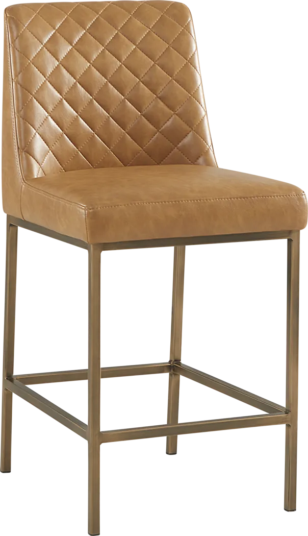 Downsview Camel Counter Height Stool - Thumbnail - Image 1
