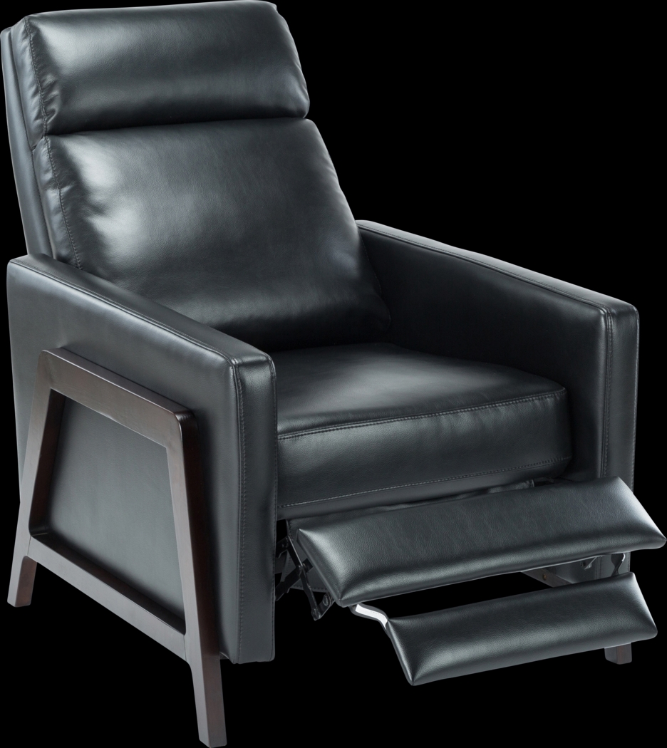 Doyers Black Push Back Recliner - Thumbnail - Image 2
