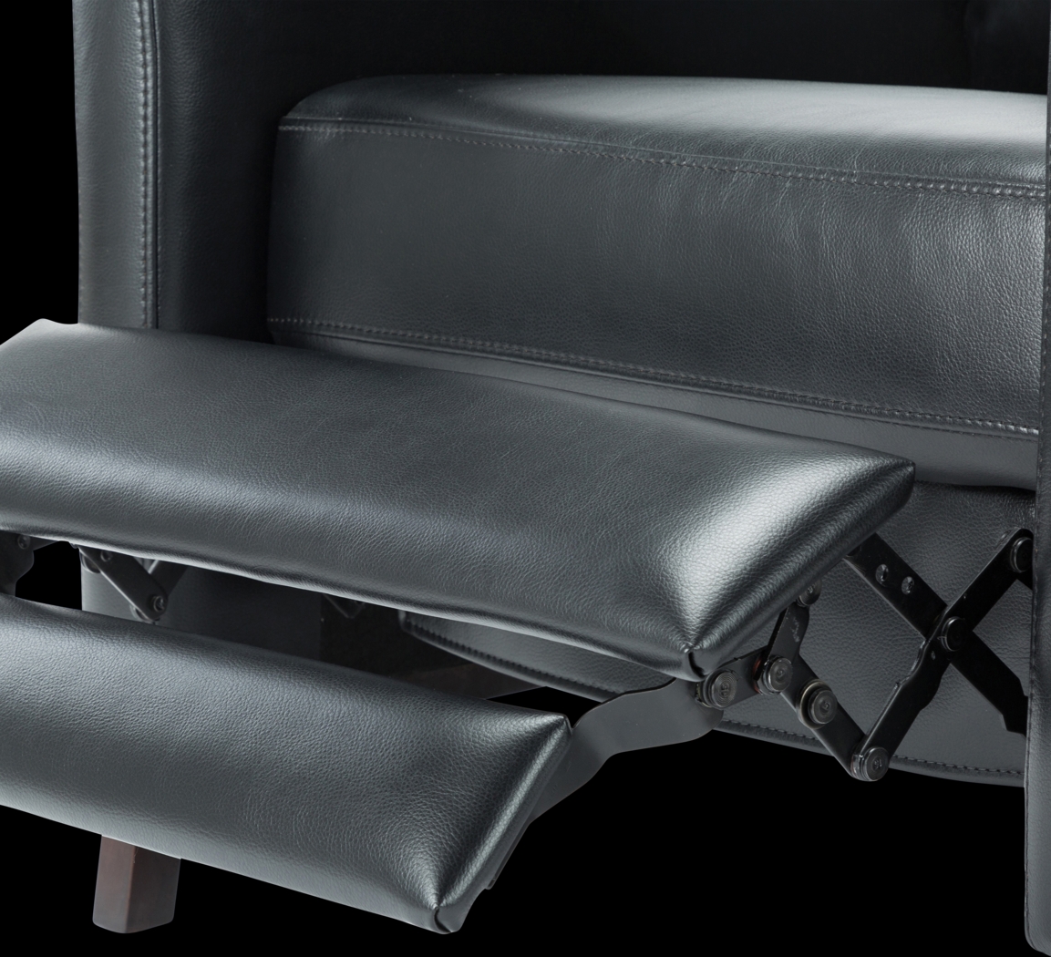 Doyers Black Push Back Recliner - Thumbnail - Image 4