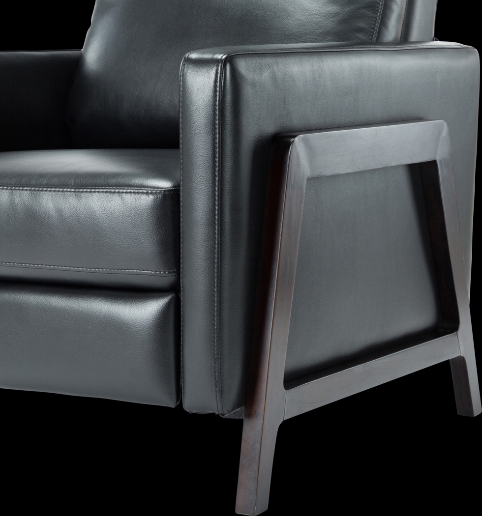 Doyers Black Push Back Recliner - Thumbnail - Image 5