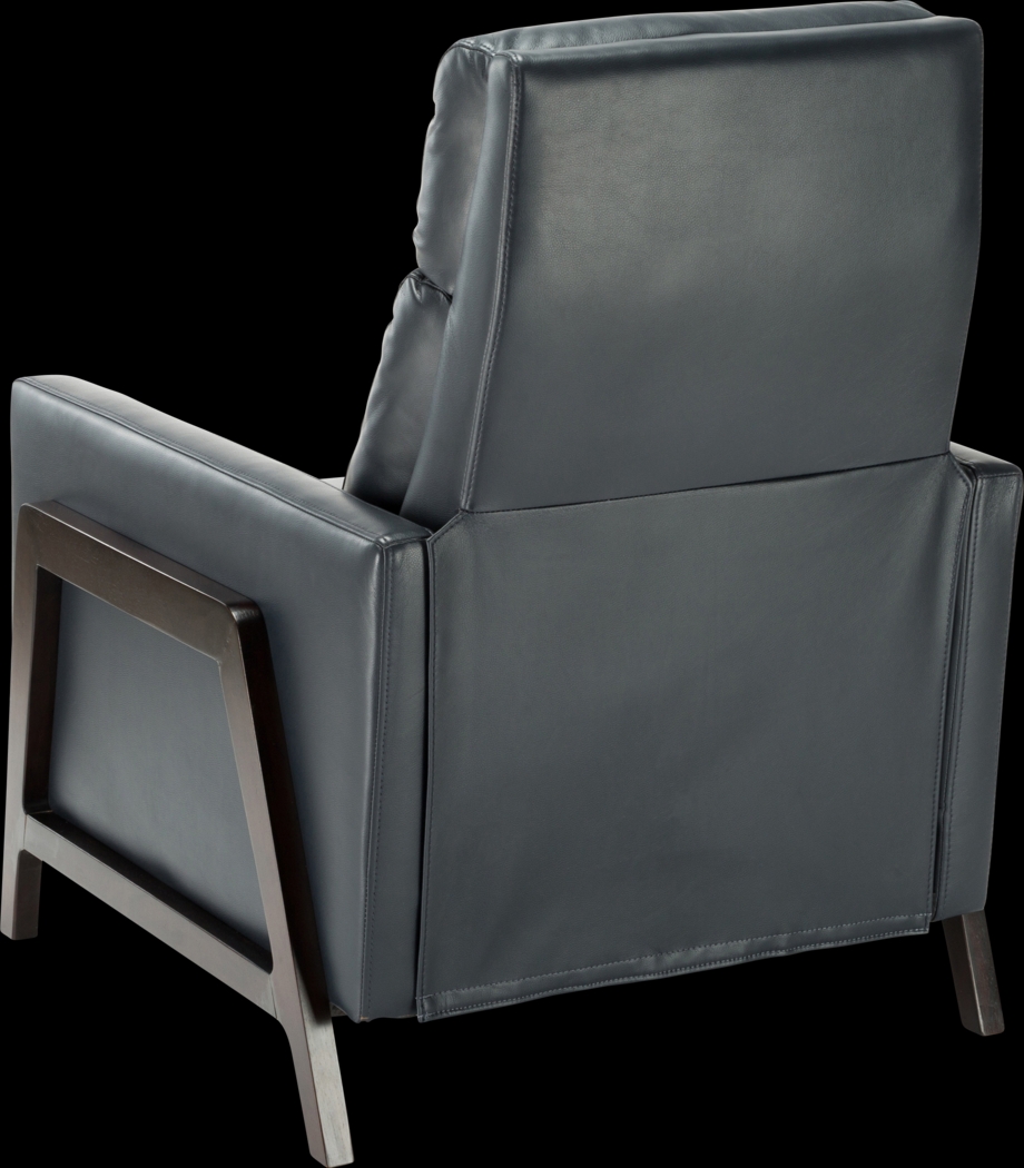 Doyers Blue Push Back Recliner - Thumbnail - Image 6