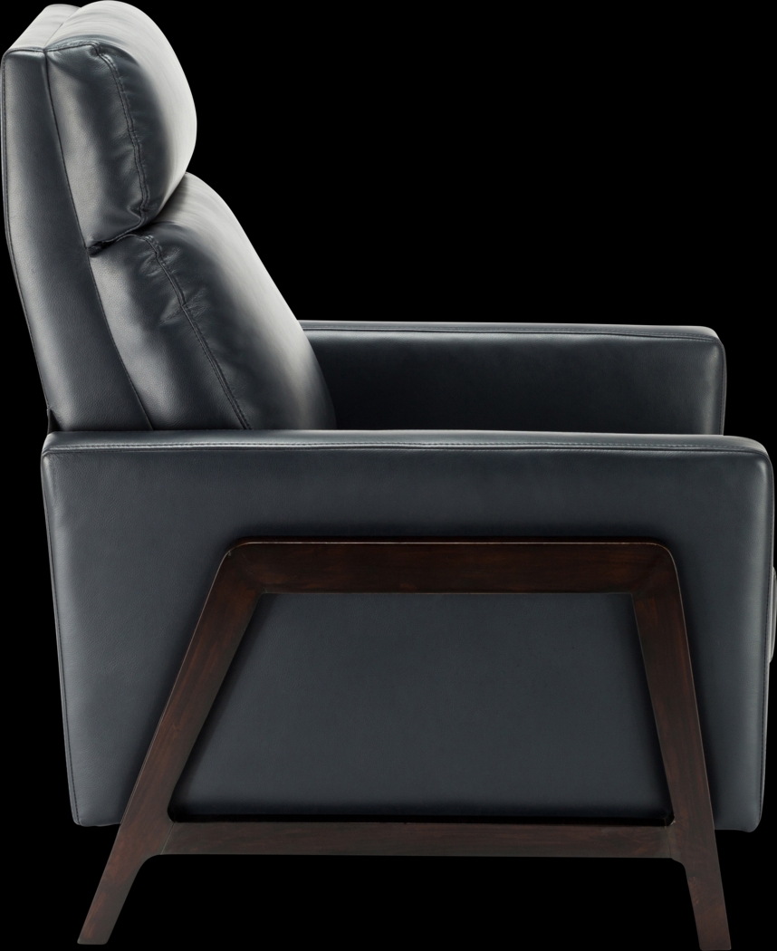 Doyers Blue Push Back Recliner - Thumbnail - Image 7
