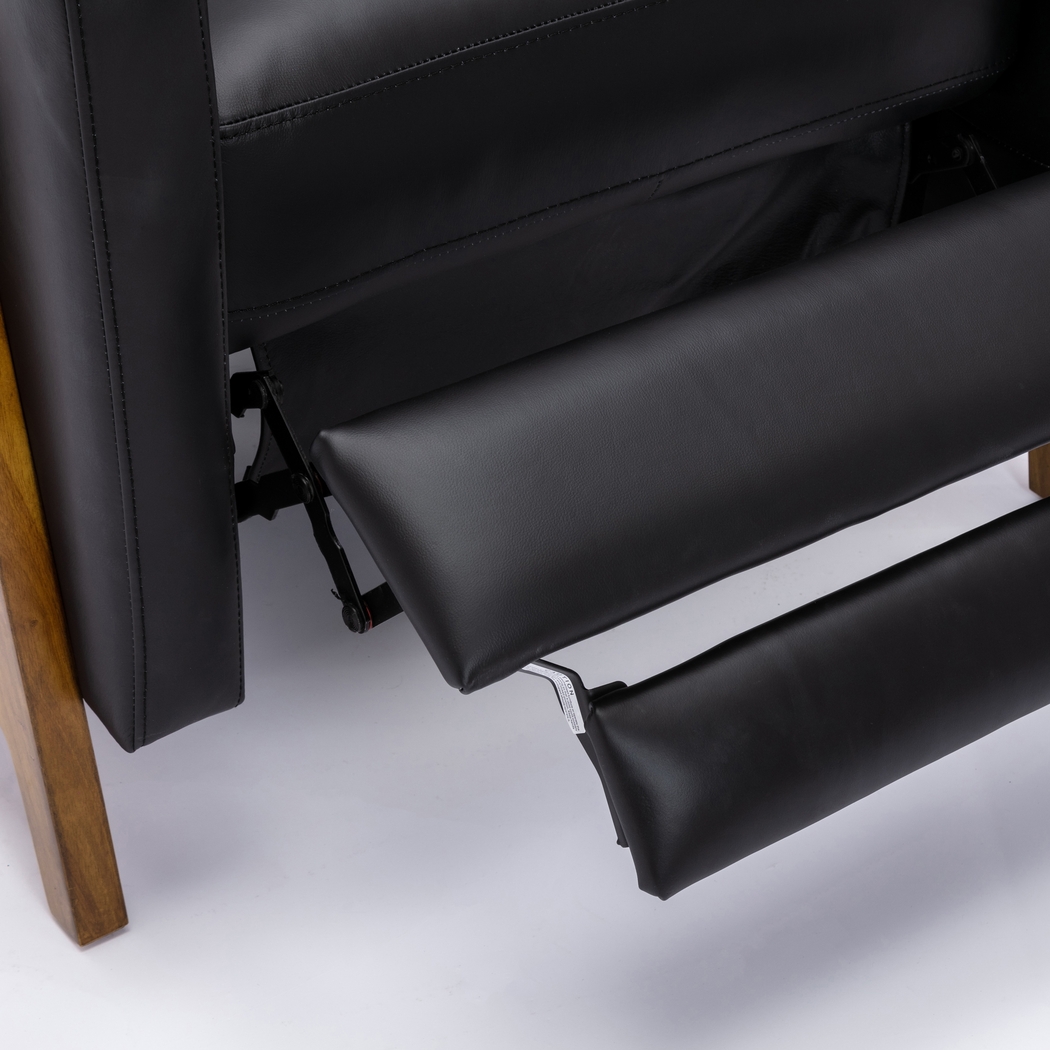 Doyers II Black Push Back Recliner - Thumbnail - Image 7