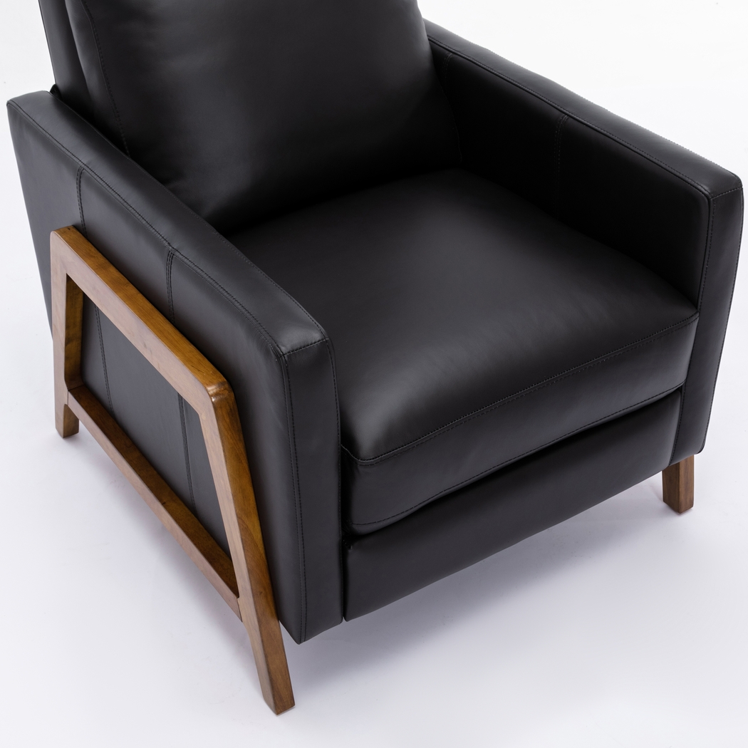 Doyers II Black Push Back Recliner - Thumbnail - Image 8