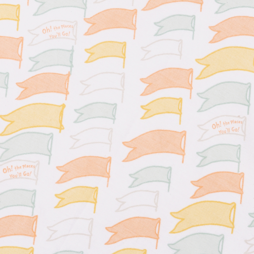Dr. Seuss Oh, the Places You'll Go! Beige 5 Pc Baby Bedding Set - Thumbnail - Image 5