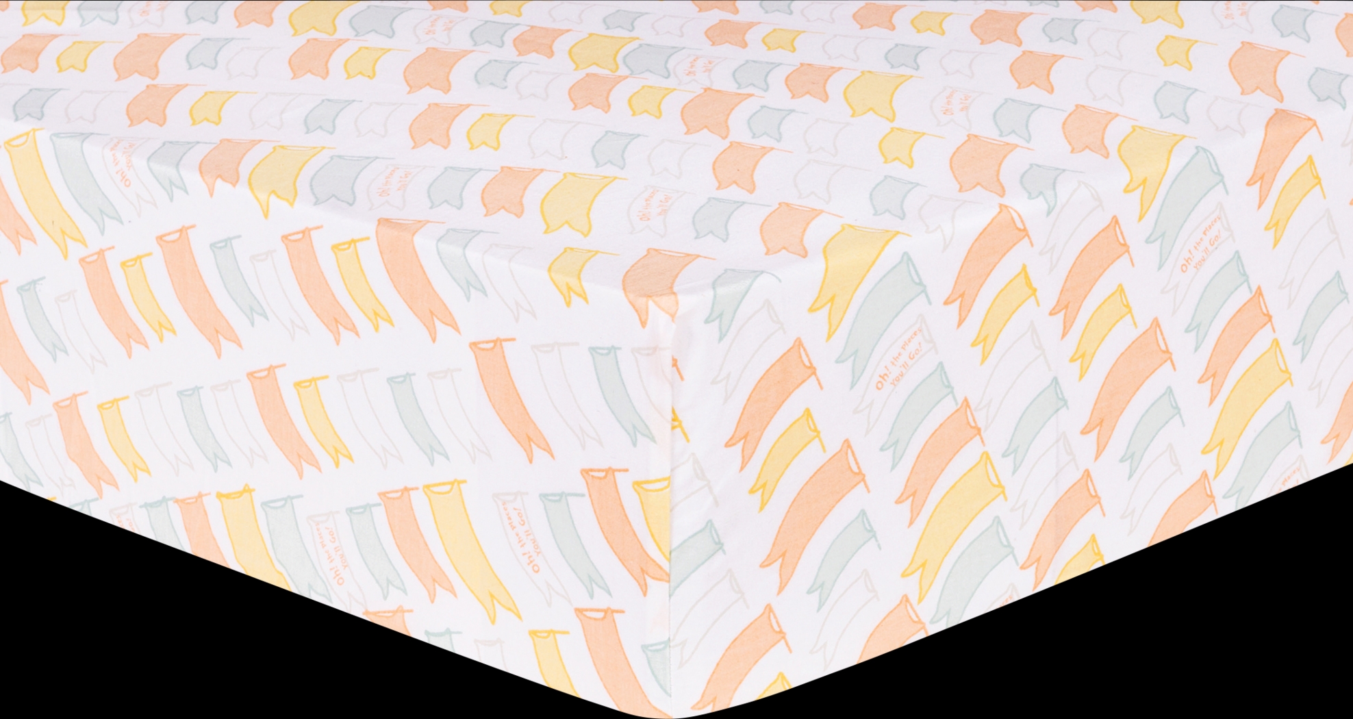 Dr. Seuss Oh, the Places You'll Go! Beige 5 Pc Baby Bedding Set - Thumbnail - Image 6