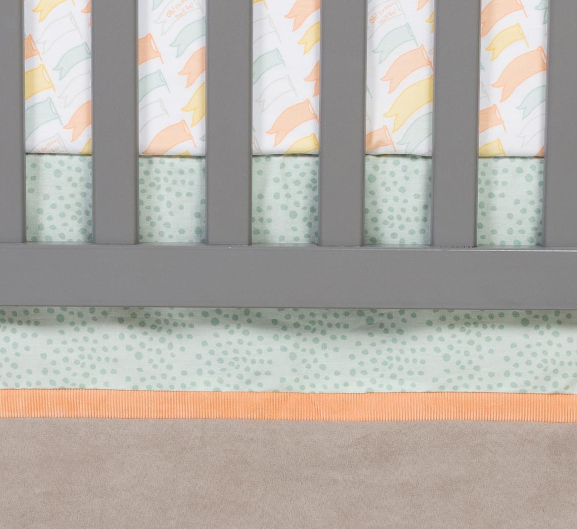 Dr. Seuss Oh, the Places You'll Go! Beige 5 Pc Baby Bedding Set - Thumbnail - Image 7