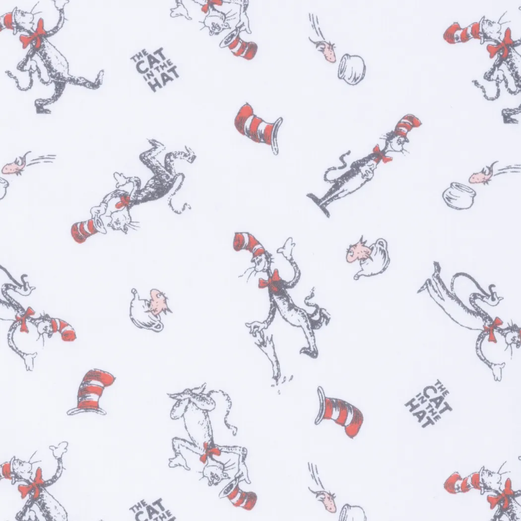 Dr. Seuss The Cat in the Hat Comes Back Gray 4 Pc Baby Bedding Set - Thumbnail - Image 5