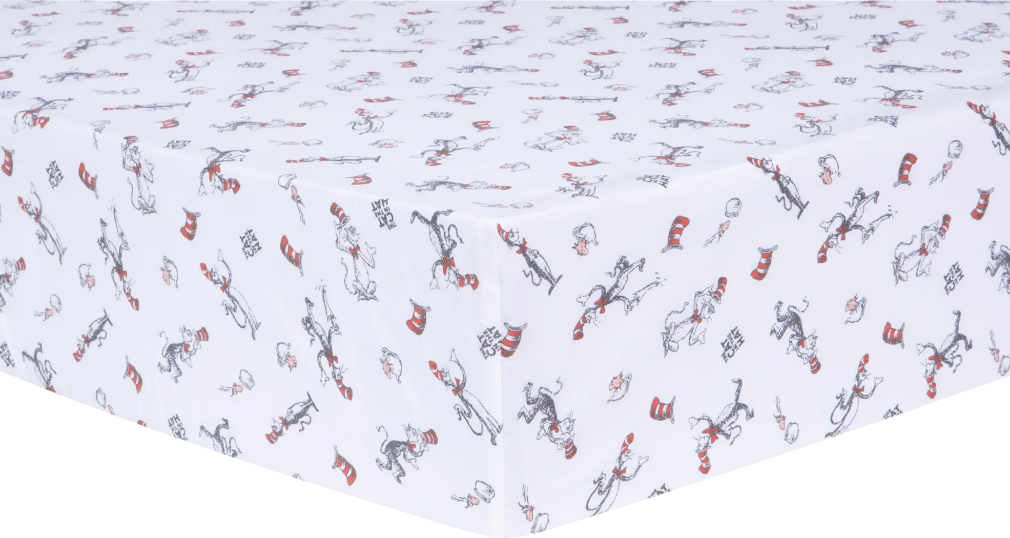 Dr. Seuss The Cat in the Hat Comes Back Gray 4 Pc Baby Bedding Set - Thumbnail - Image 6