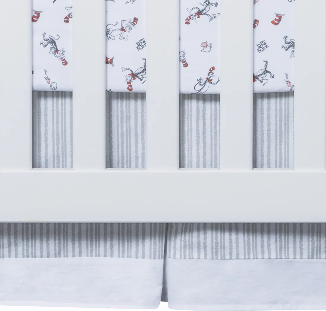 Dr. Seuss The Cat in the Hat Comes Back Gray 4 Pc Baby Bedding Set - Thumbnail - Image 7