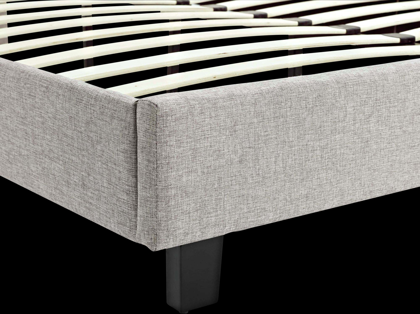 Draeger Gray Queen Platform Bed - Thumbnail - Image 4