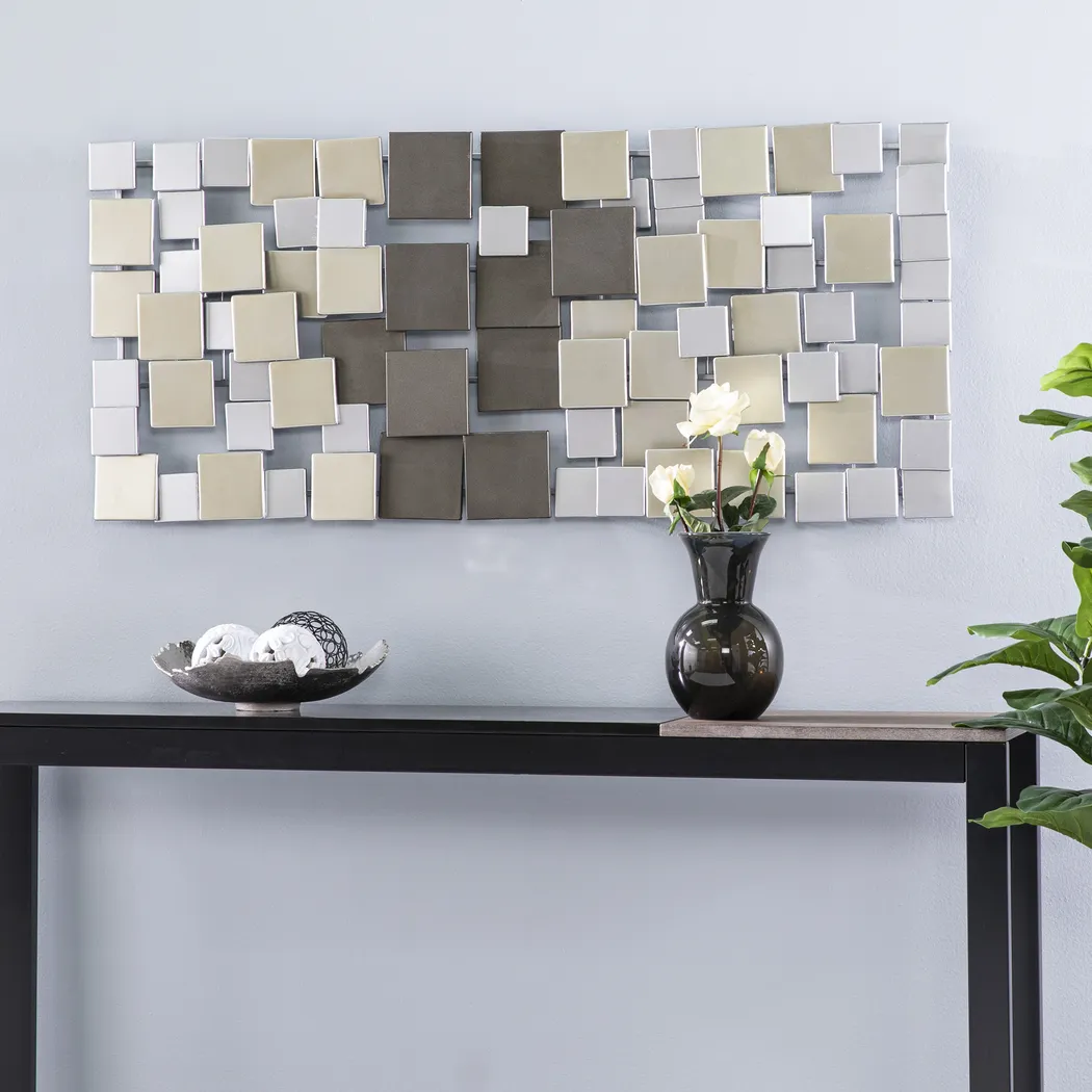 Dralni Gray Wall Decor - Thumbnail - Image 2