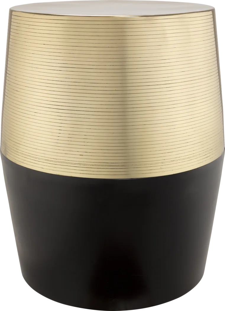 Drana Black Accent Stool - Thumbnail - Image 2