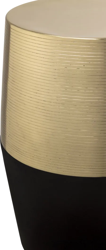 Drana Black Accent Stool - Thumbnail - Image 3