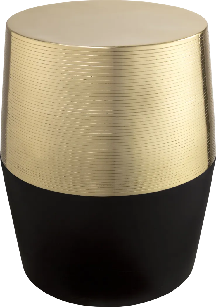 Drana Black Accent Stool - Thumbnail - Image 1