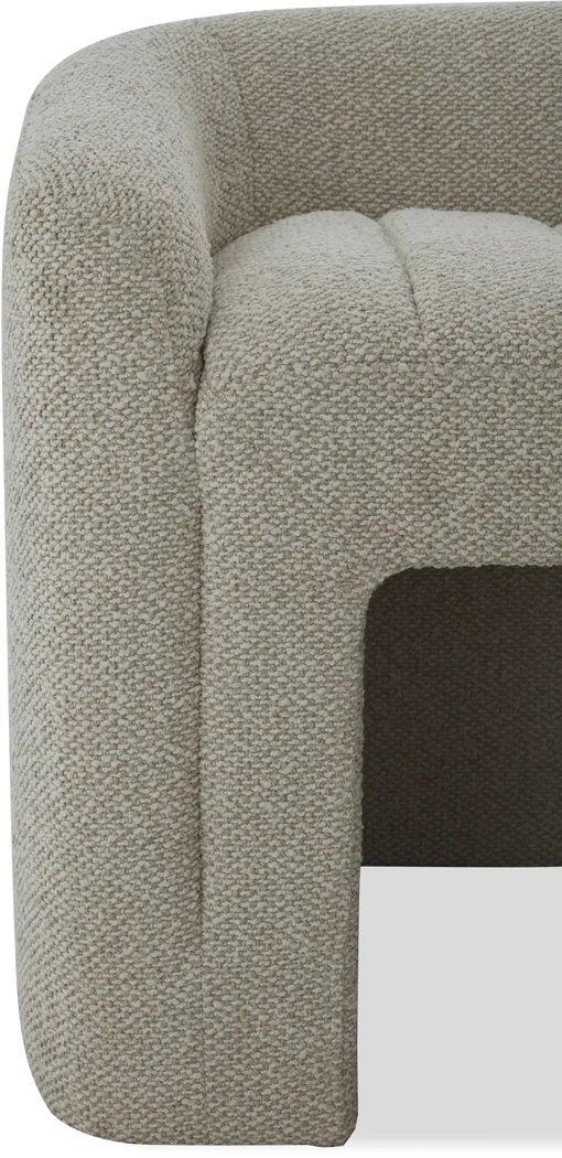 Draper Beige Accent Bench - Image 6
