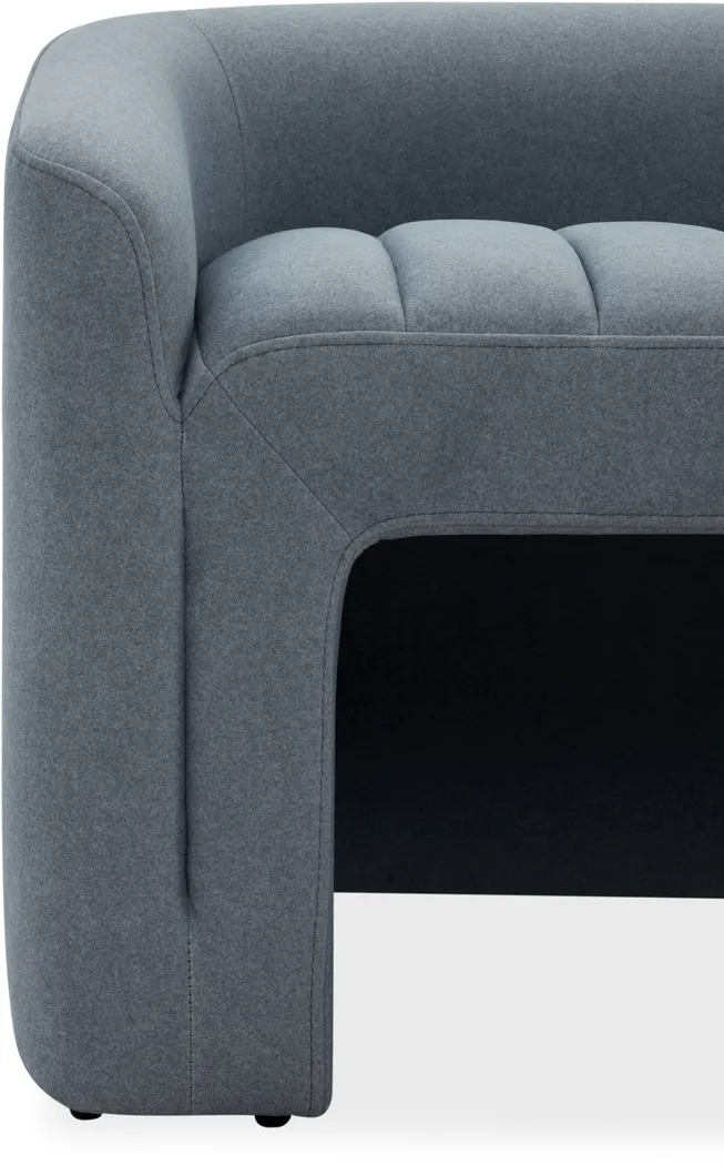 Draper Blue Accent Bench - Image 5