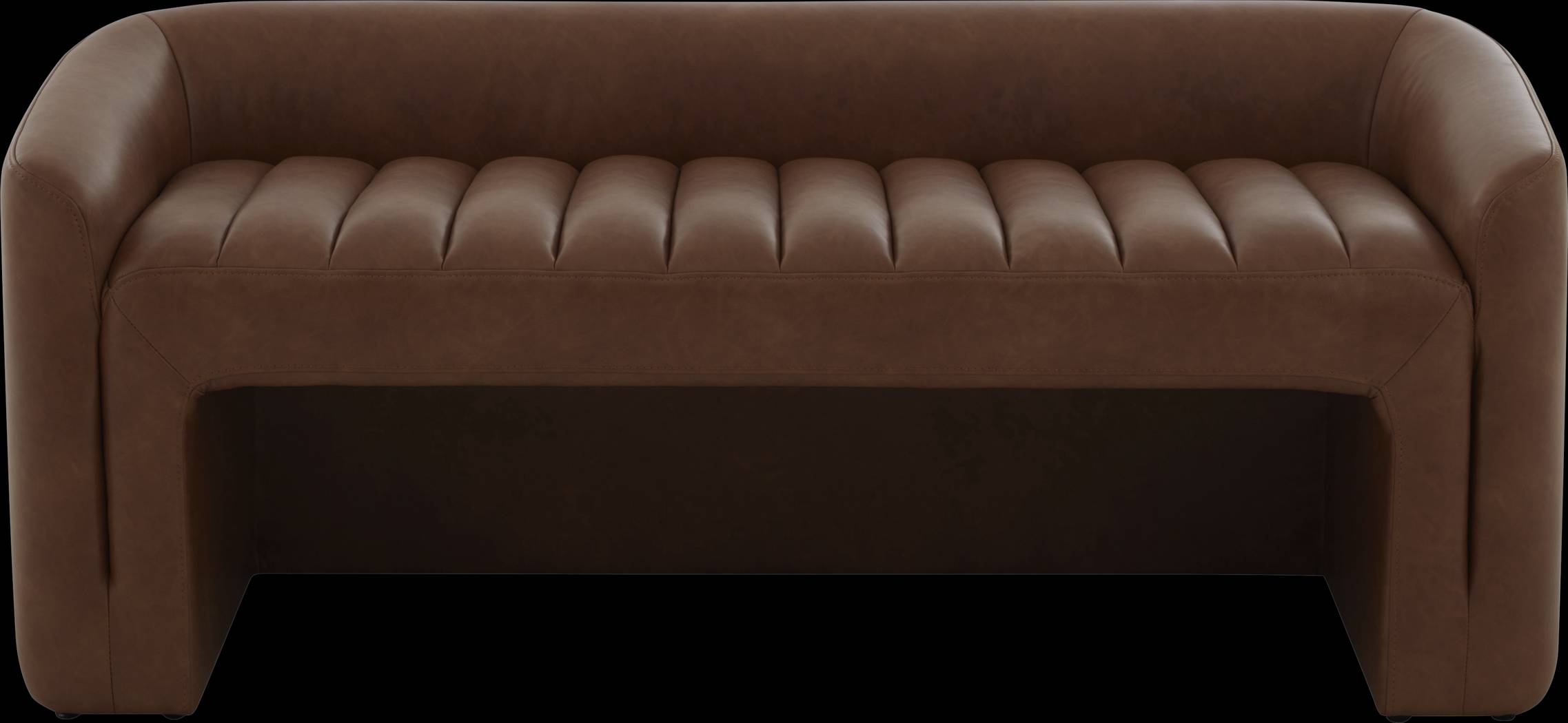 Draper Camel Accent Bench - Thumbnail - Image 2
