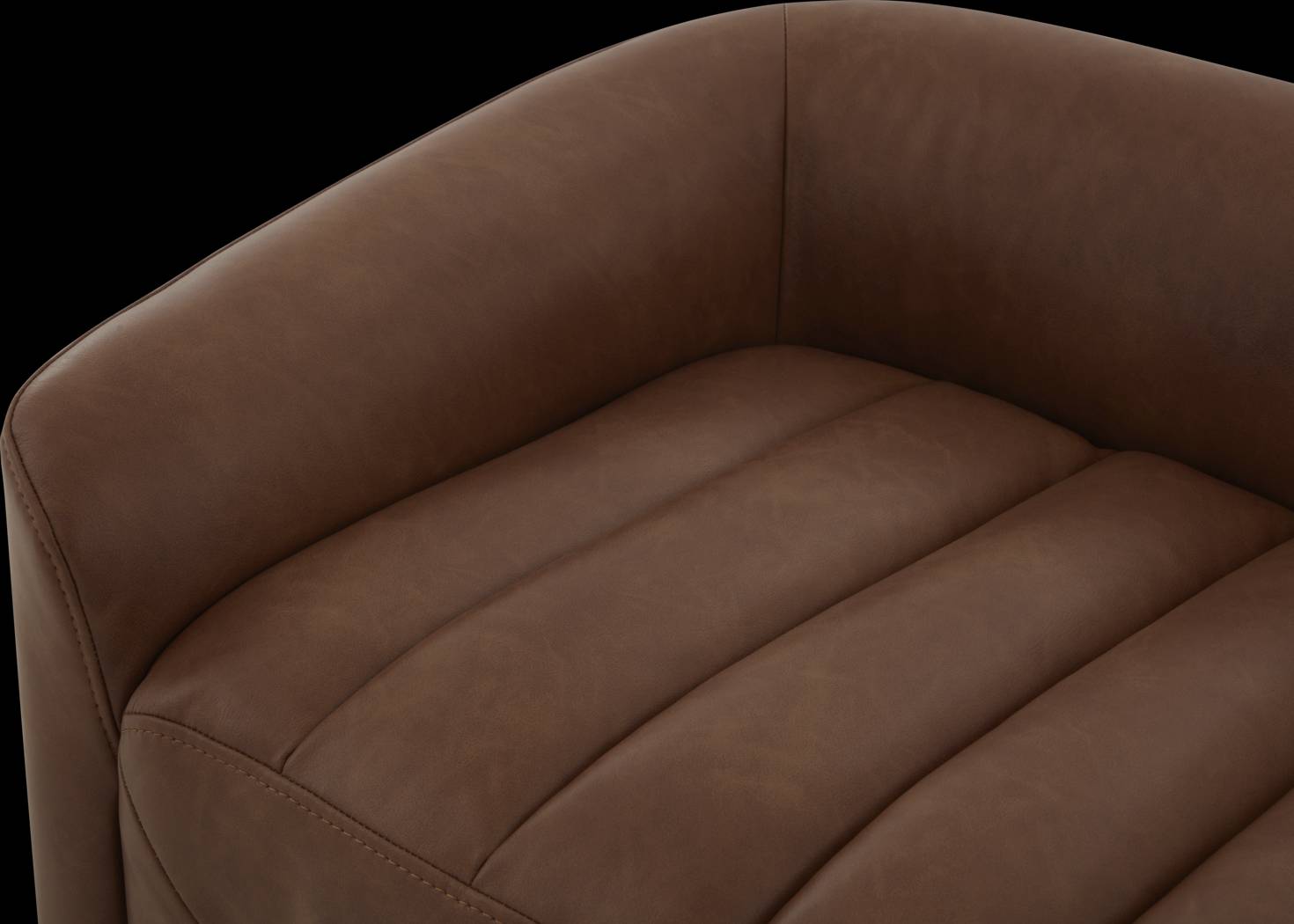 Draper Camel Accent Bench - Thumbnail - Image 3