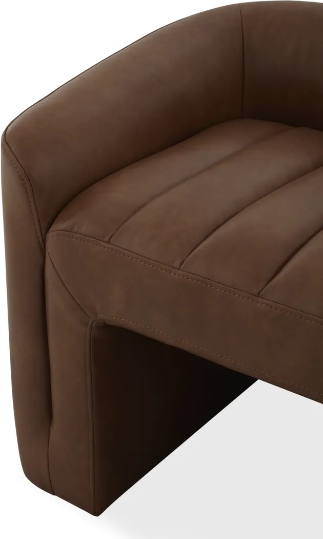 Draper Camel Accent Bench - Image 5
