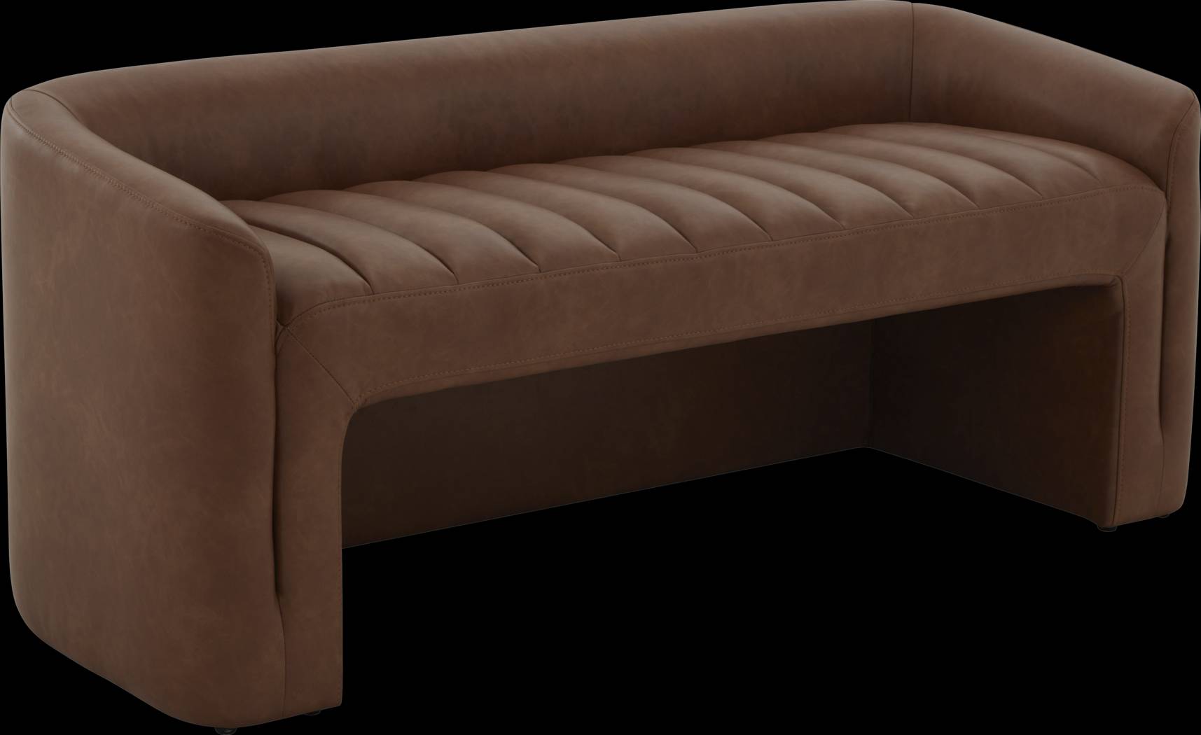 Draper Camel Accent Bench - Thumbnail - Image 1
