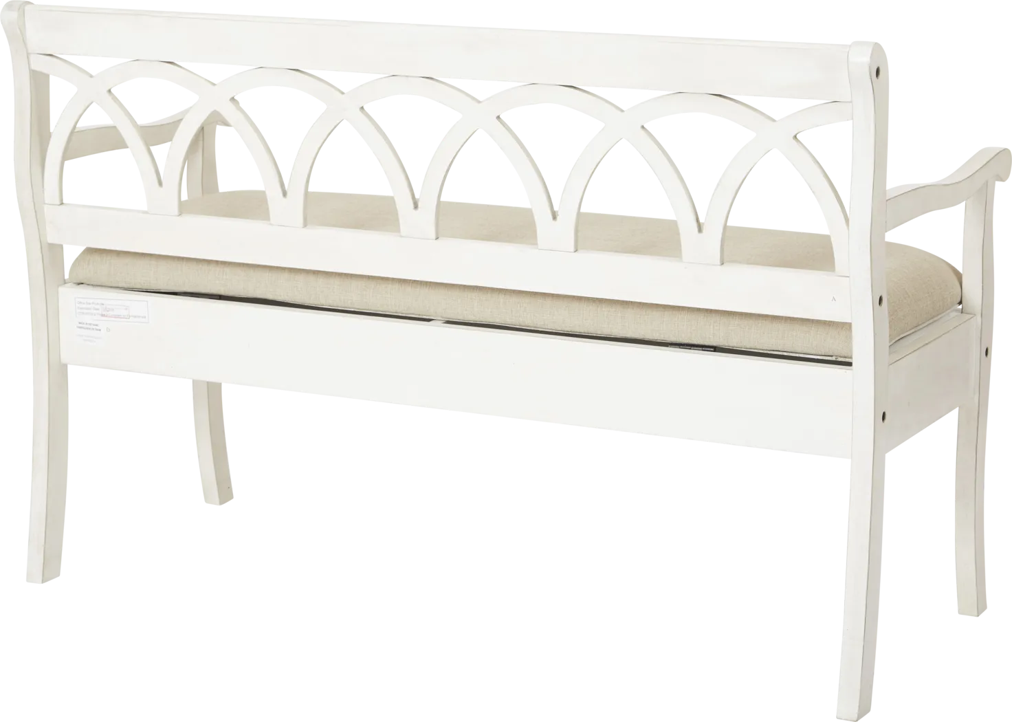 Arhun White Bench - Thumbnail - Image 2