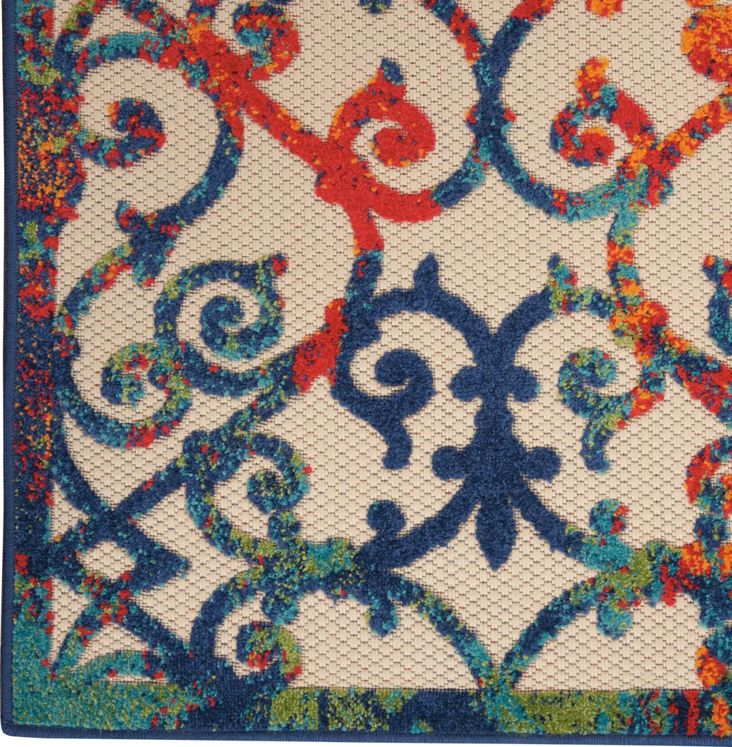 Drayce Multi 5' x 8' Indoor/Outdoor Rug - Thumbnail - Image 3