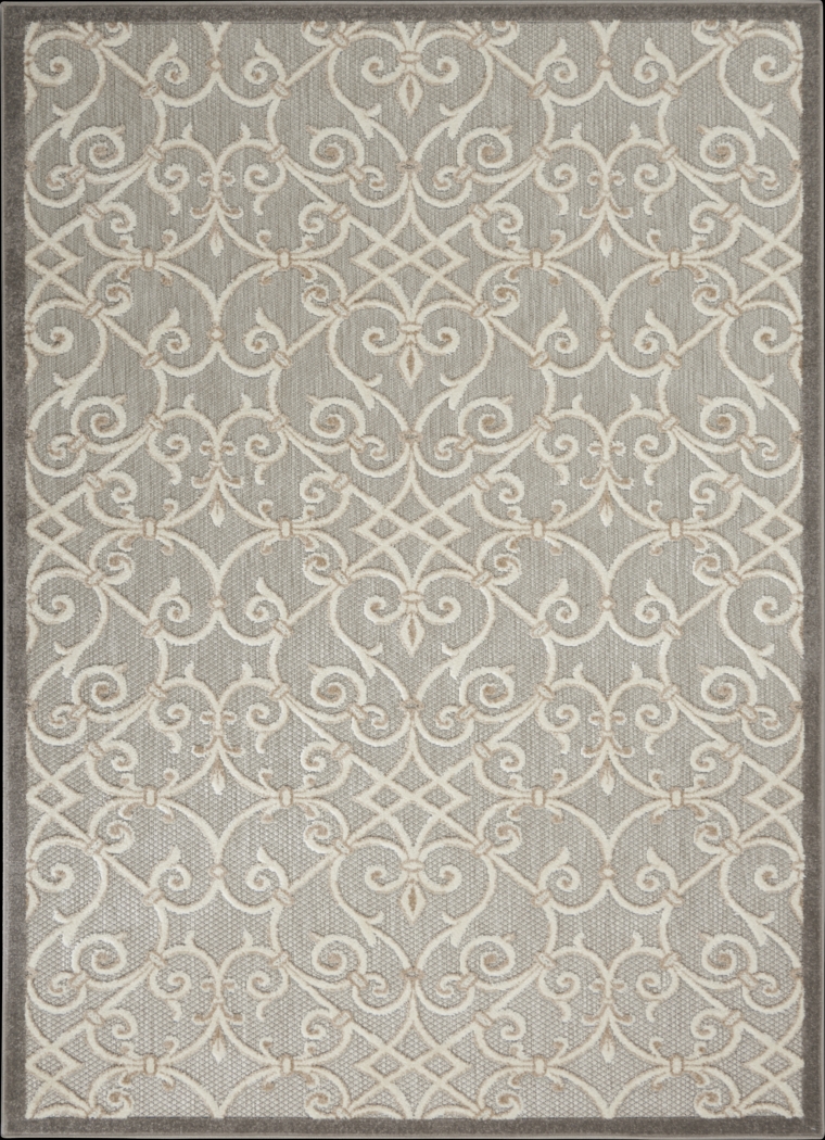 Drayce Natural 5'3 x 7'5 Indoor/Outdoor Rug - Thumbnail - Image 1