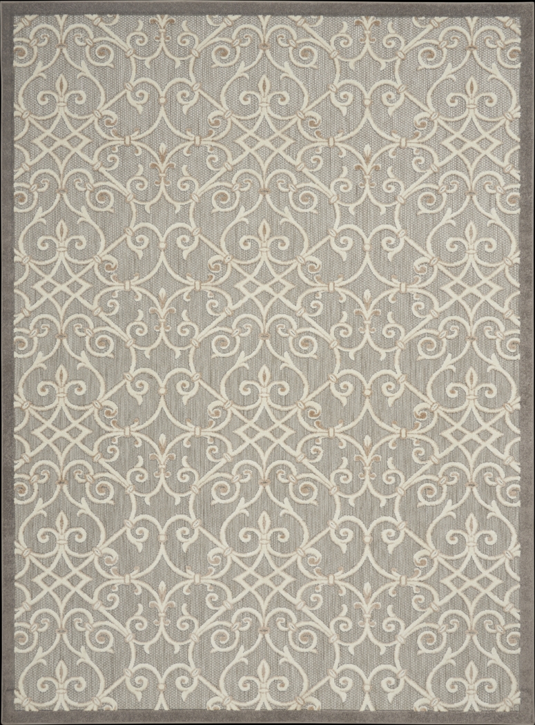 Drayce Natural 8' x 11' Indoor/Outdoor Rug - Thumbnail - Image 1
