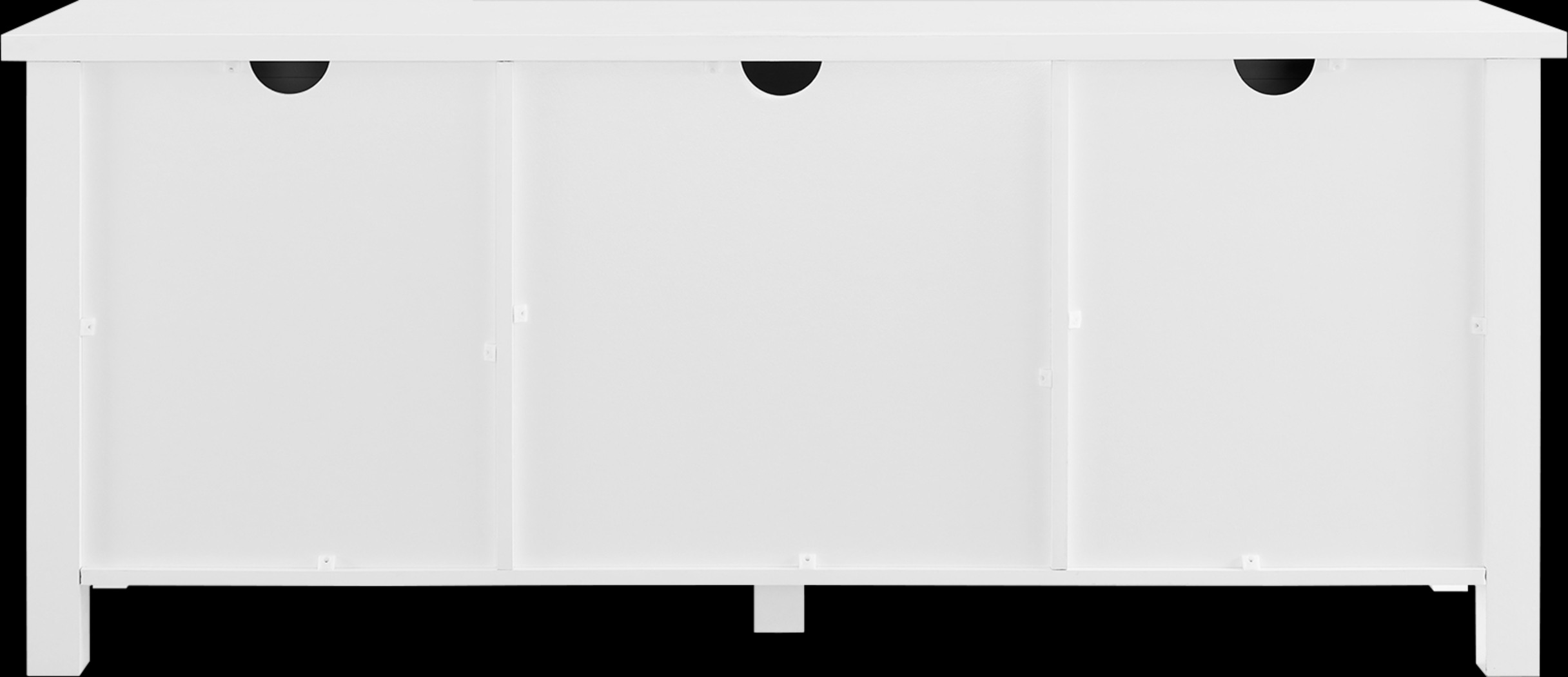 Draycott White 58 in. Console - Thumbnail - Image 4