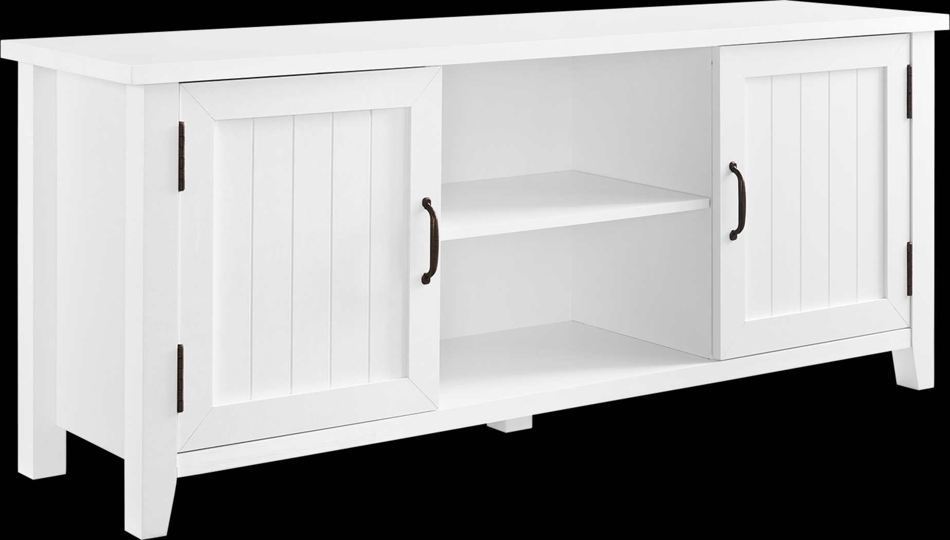 Draycott White 58 in. Console - Thumbnail - Image 1