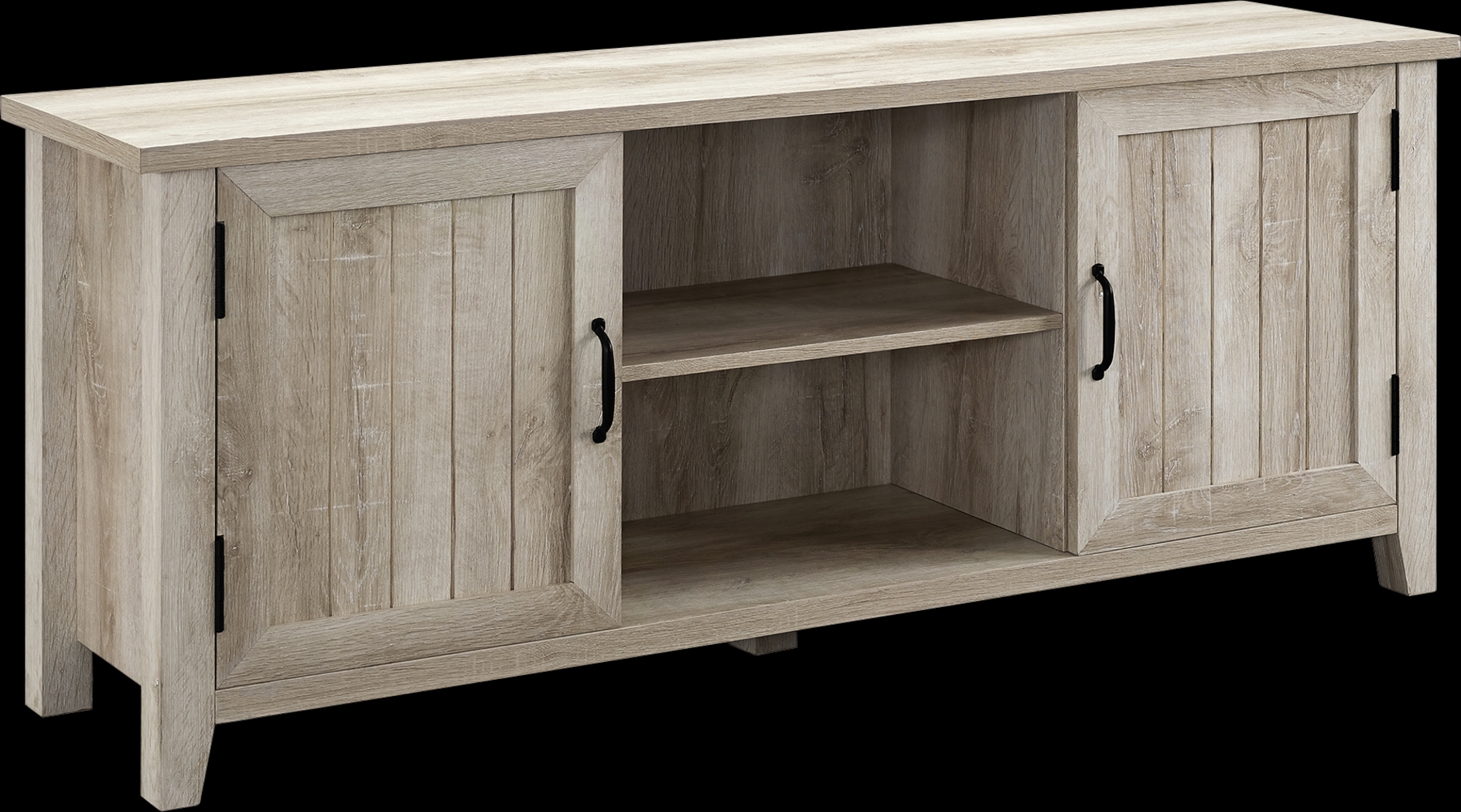 Draycott White Oak 58 in. Console - Thumbnail - Image 1